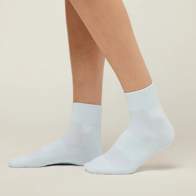 Tilley: Ankle Travel Sock Light Blue
