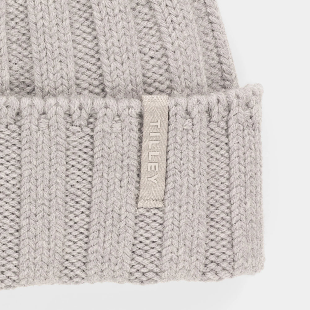 Tilley Chunky Ribbed Beanie Grey Mix