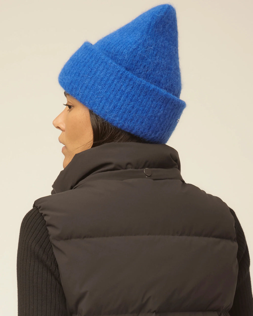 Tilley Hat-Mohair Beanie Ultramarine_Side