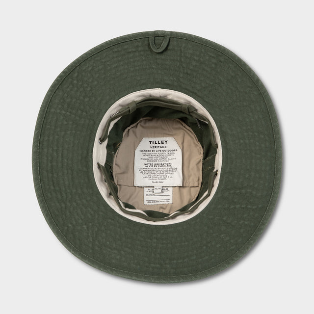 Tilley Hat-Wide Brim Wanderer Dark Pine