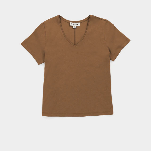 Tilley: Lightweight V-Neck Tee Peat