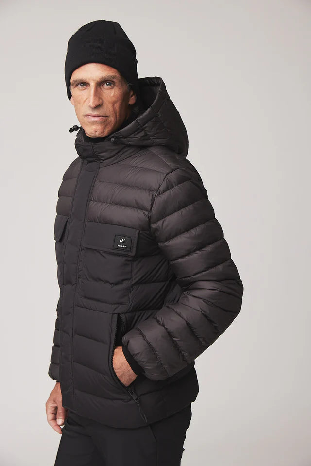 Tilley: Mens 2 Tone Puffer Black