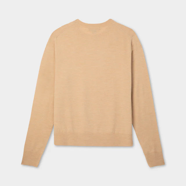 Tilley: Mens Stretch Merino Crew Camel