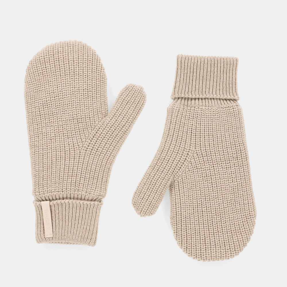 Tilley Merino Mittens Oatmeal