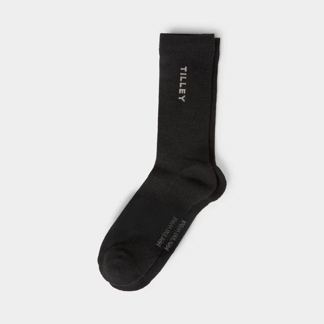 Tilley: Merino Outdoor Sock Black