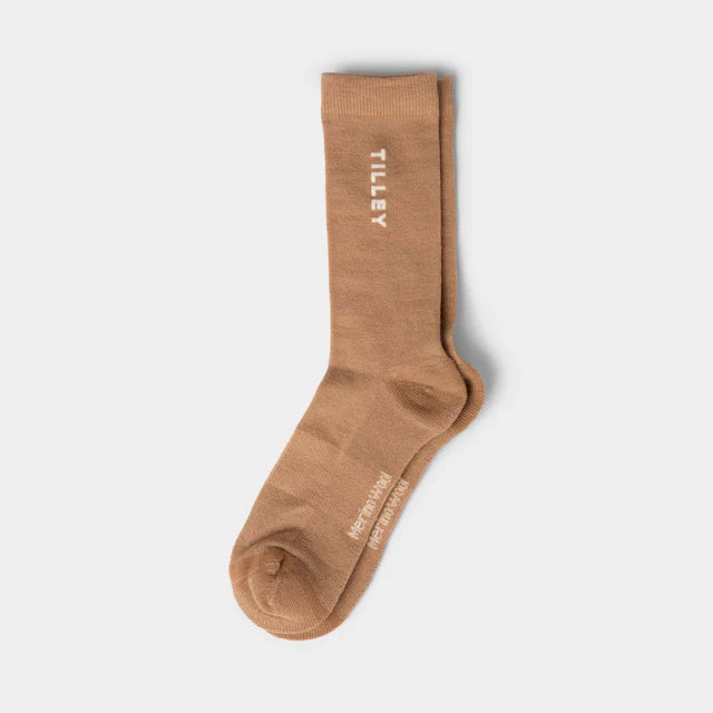 Tilley: Merino Outdoor Sock Camel