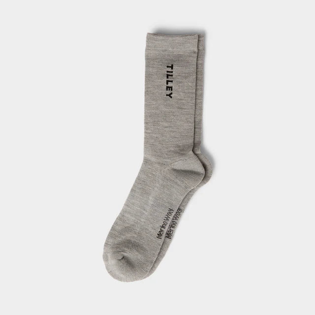 Tilley: Merino Outdoor Sock Grey/Mix