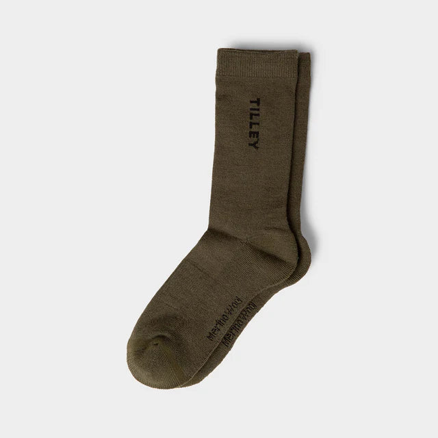Tilley: Merino Outdoor Sock Khaki