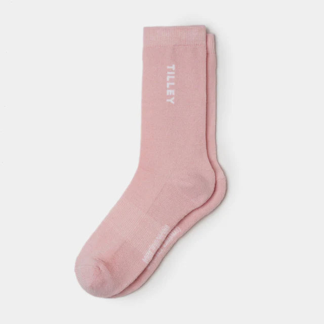Tilley: Merino Outdoor Sock Light Pink