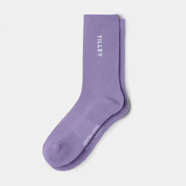 Tilley: Merino Outdoor Sock Purple