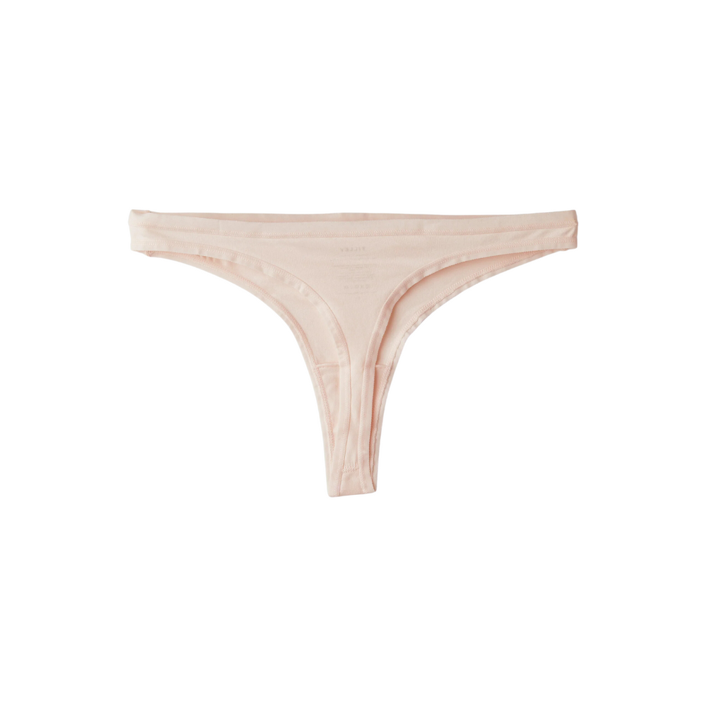 Tilley Organic 2 Pack Thong Pale Pink