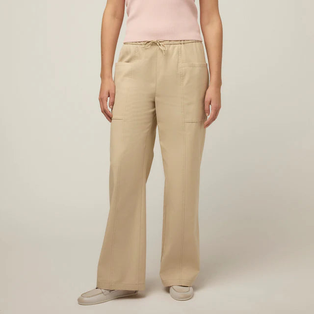 Tilley: Pull On Wide Pant Safari Tan