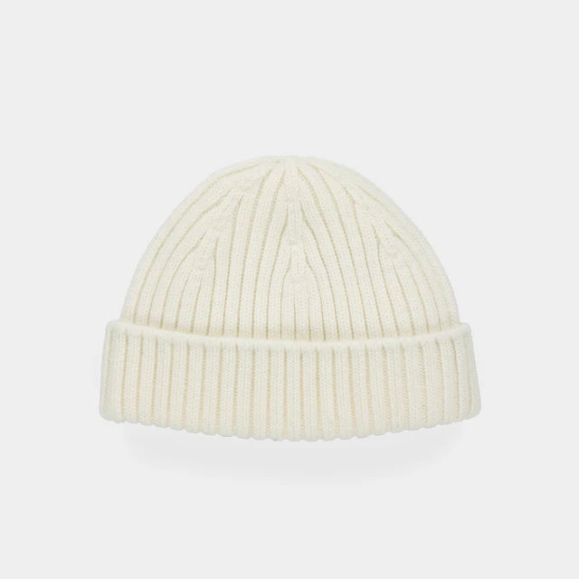 Tilley: Hat-Ribbed Skully Beanie Off White