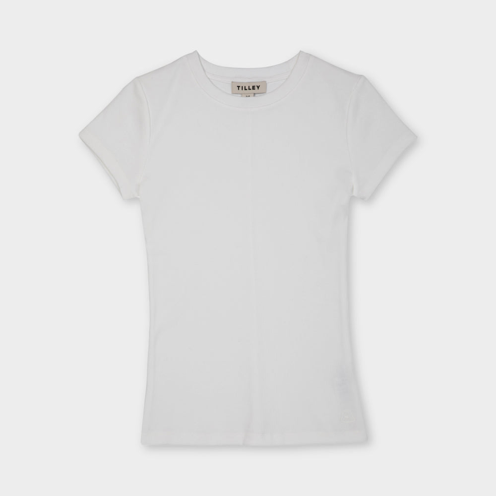 Tilley: Short Sleeve Rib Tee White