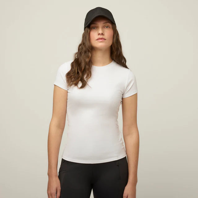 Tilley: Short Sleeve Rib Tee White