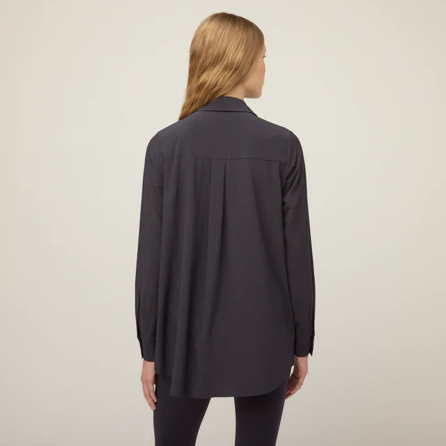 Tilley: Tech Slk Long Sleeve Button Up Shirt Navy