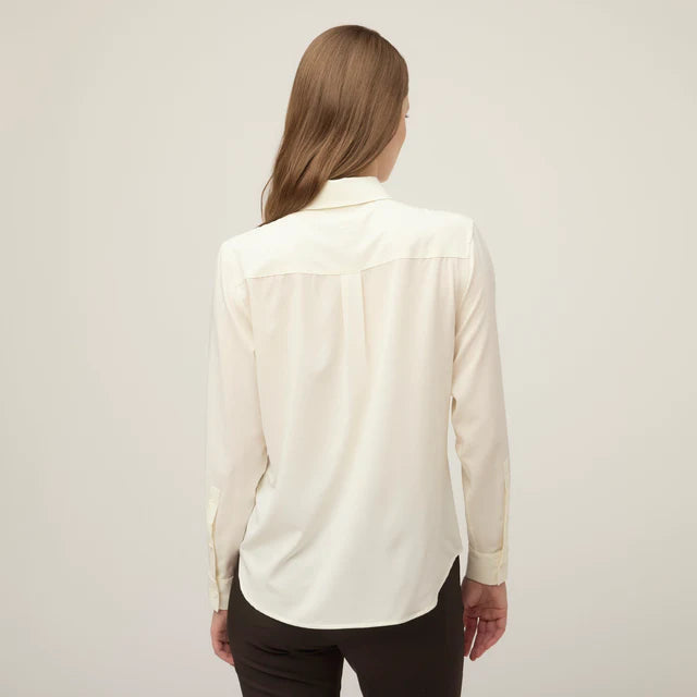 Tilley: Tech Slk Long Sleeve Classic Shirt Off White