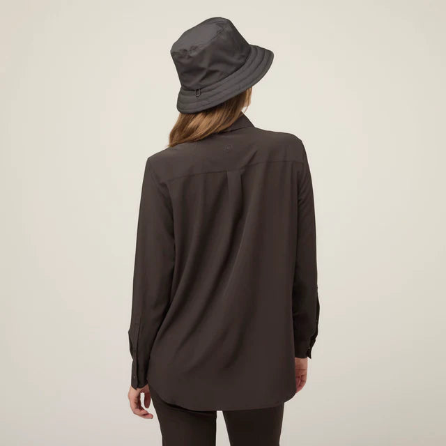 Tilley: Tech Slk Long Sleeve Pocket Shirt Black