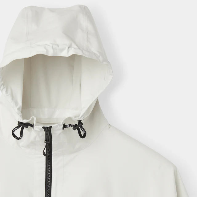 Tilley: Unisex Hooded Packable Poncho Chalk White
