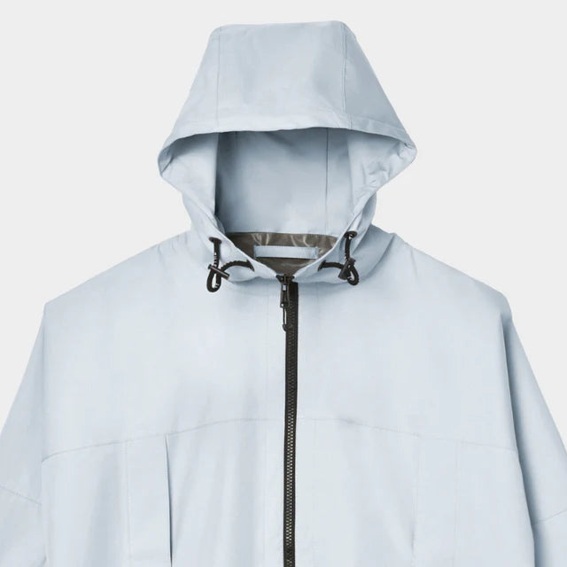 Tilley: Unisex Hooded Packable Poncho Ice Blue