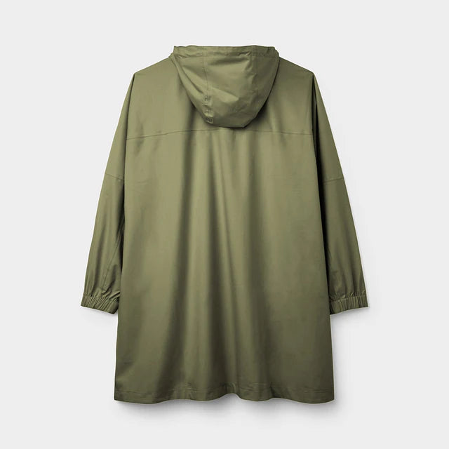 Tilley: Unisex Hooded Packable Poncho Khaki Green