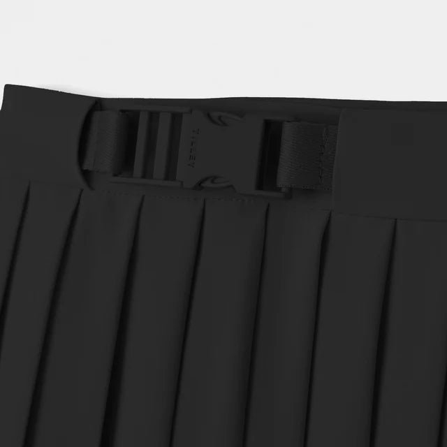 Tilley: Womens Tech Slk Pleated Skirt Black