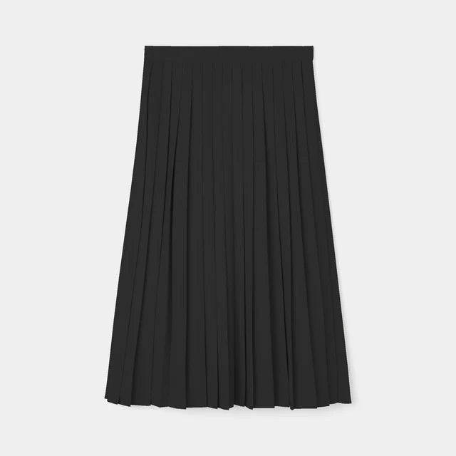 Tilley: Womens Tech Slk Pleated Skirt Black