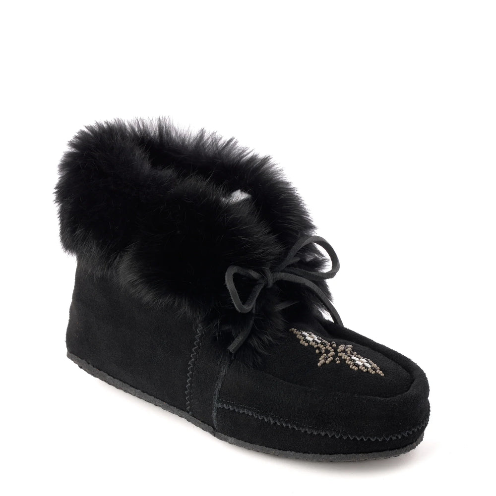 Manitobah Tipi Moccasin Mid Black