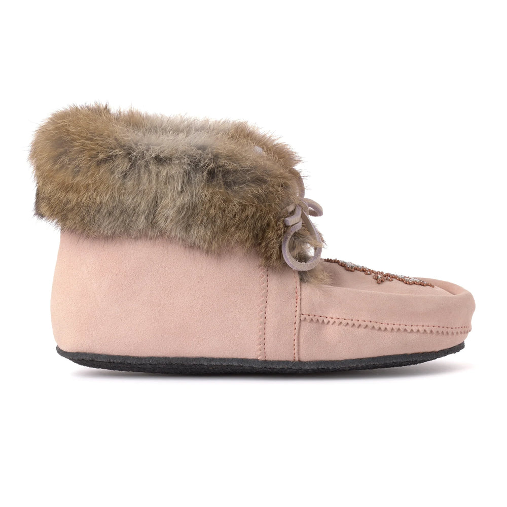 Manitobah Tipi Moccasin Mid Rose