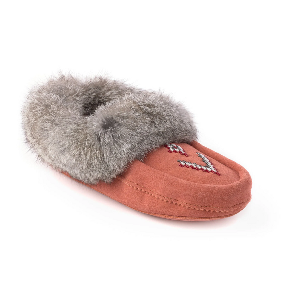 Manitobah Mukluks Tipi Suede Moccasin Apricot