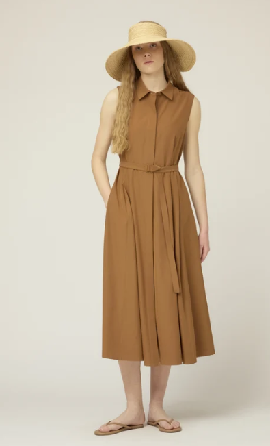 Tilley Tech Slk Tee Maxi Dress Toffee