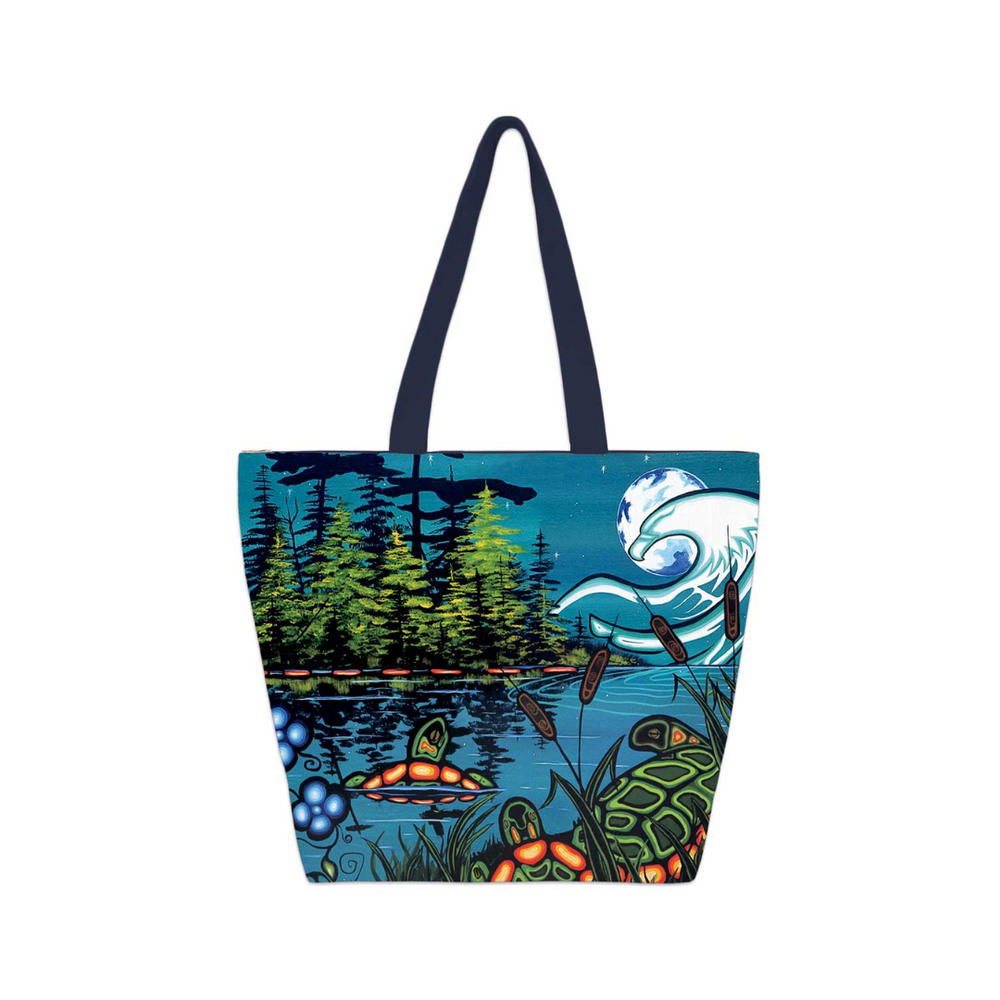 Indigenous Art Tote Bag-Tranquility