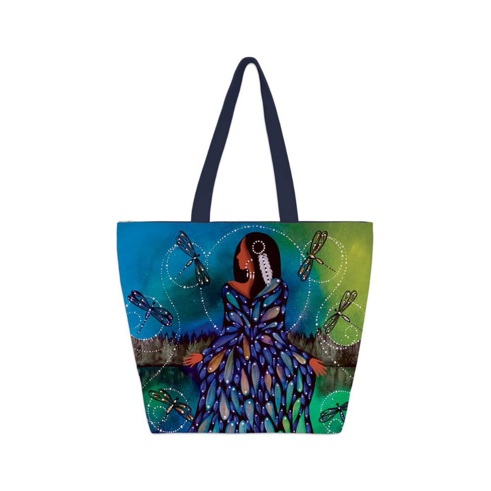 Indigenous Art Tote Bag-Transformation