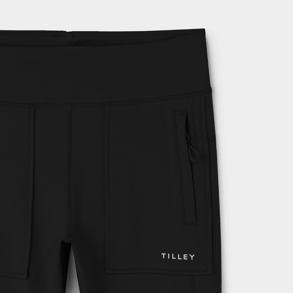 Tilley Ladies- Travel Trek Legging Black