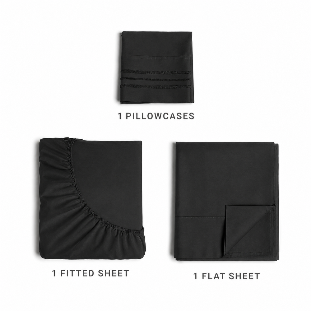 Solid Sheet Set - Black