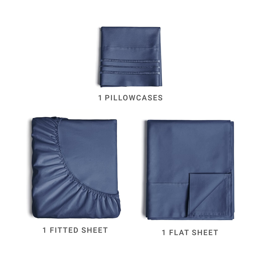 Solid Sheet Set - Navy