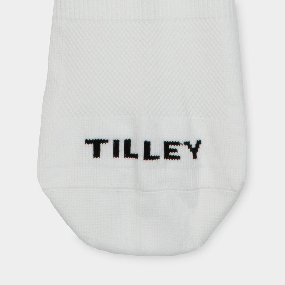 Tilley: Mid Calf Travel Sock White