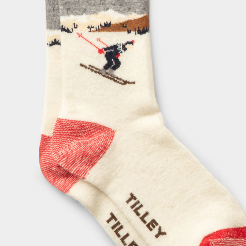 Tilley: Ski Sock Cream