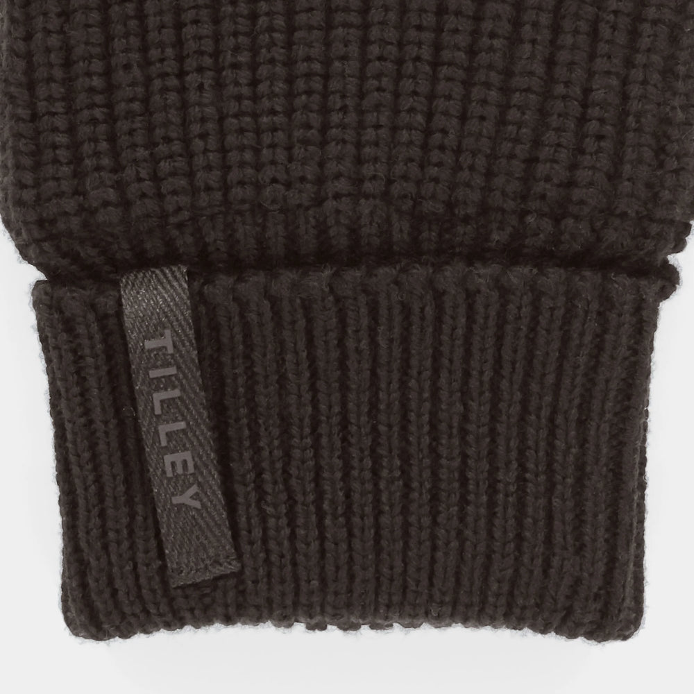 Tilley Merino Mittens Black