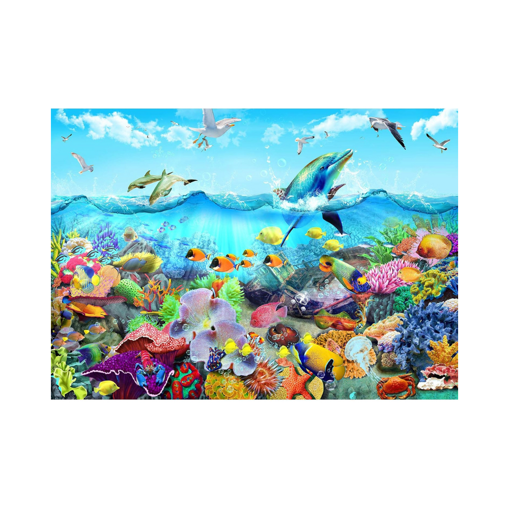 HUADADA 1000 Pieces Puzzle - Underwater World