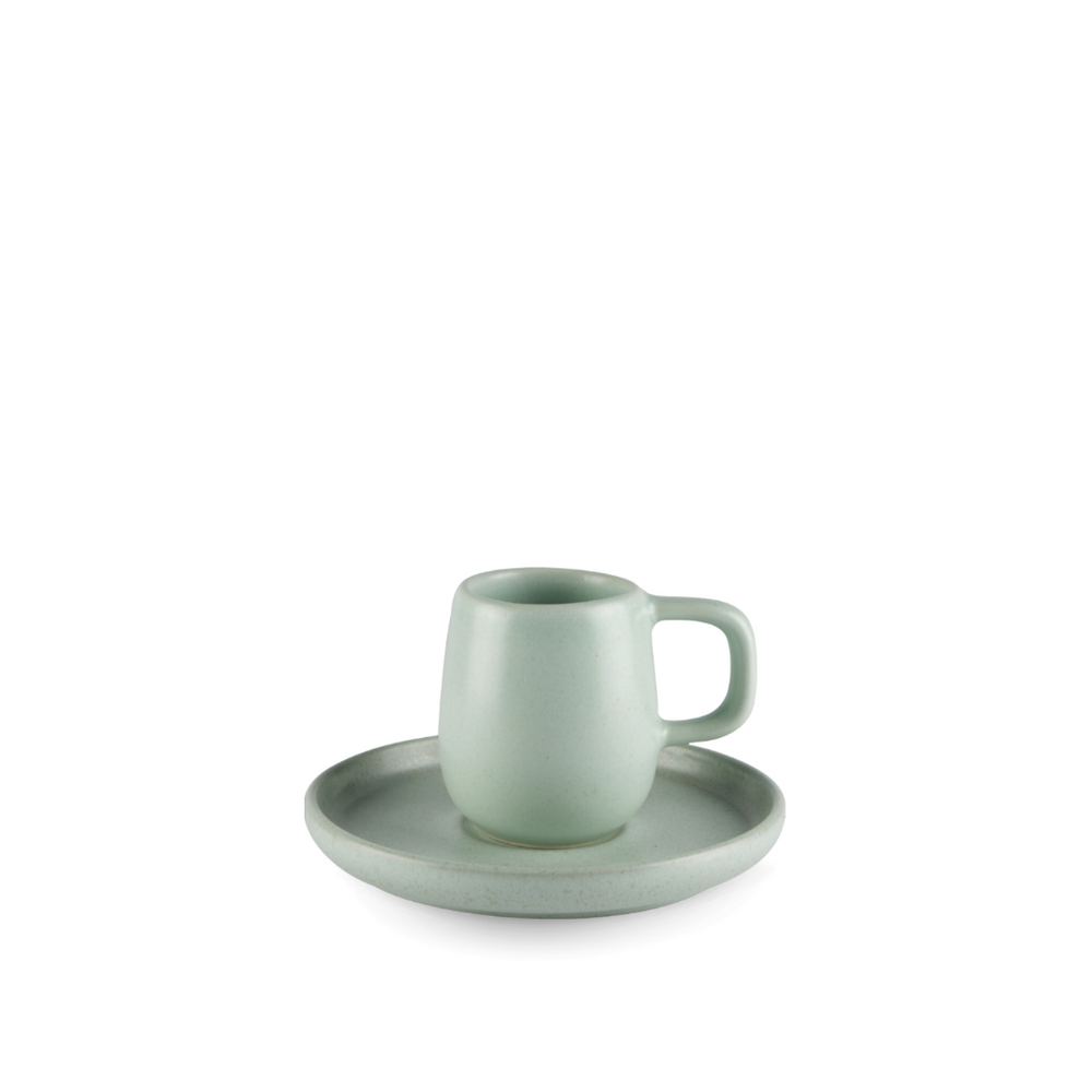 Uno Teal Espresso Cup & Saucer