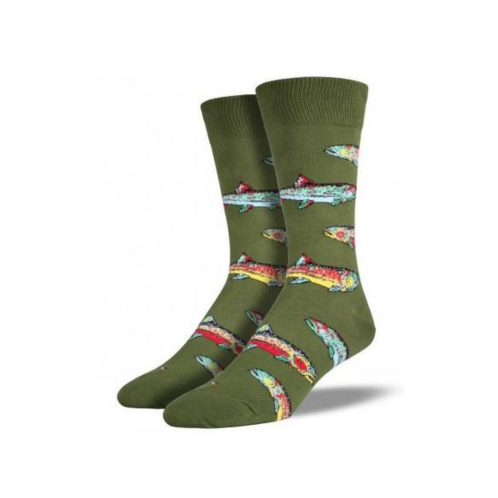 Socksmith Trout - Parrot Green