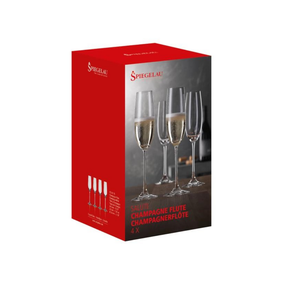 Spiegelau Salute Champagne Glasses Set of 4