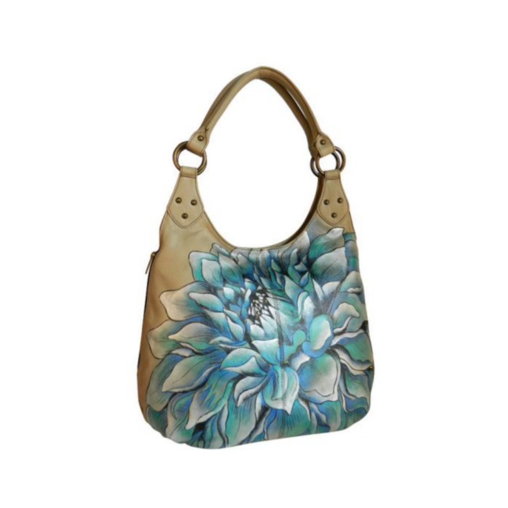 Anuschka Dreamy Dahlias - Large Shoulder Hobo