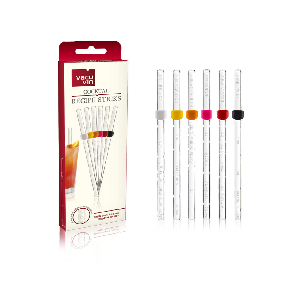 Vacu Vin Cocktail Recipe Sticks Set of 6