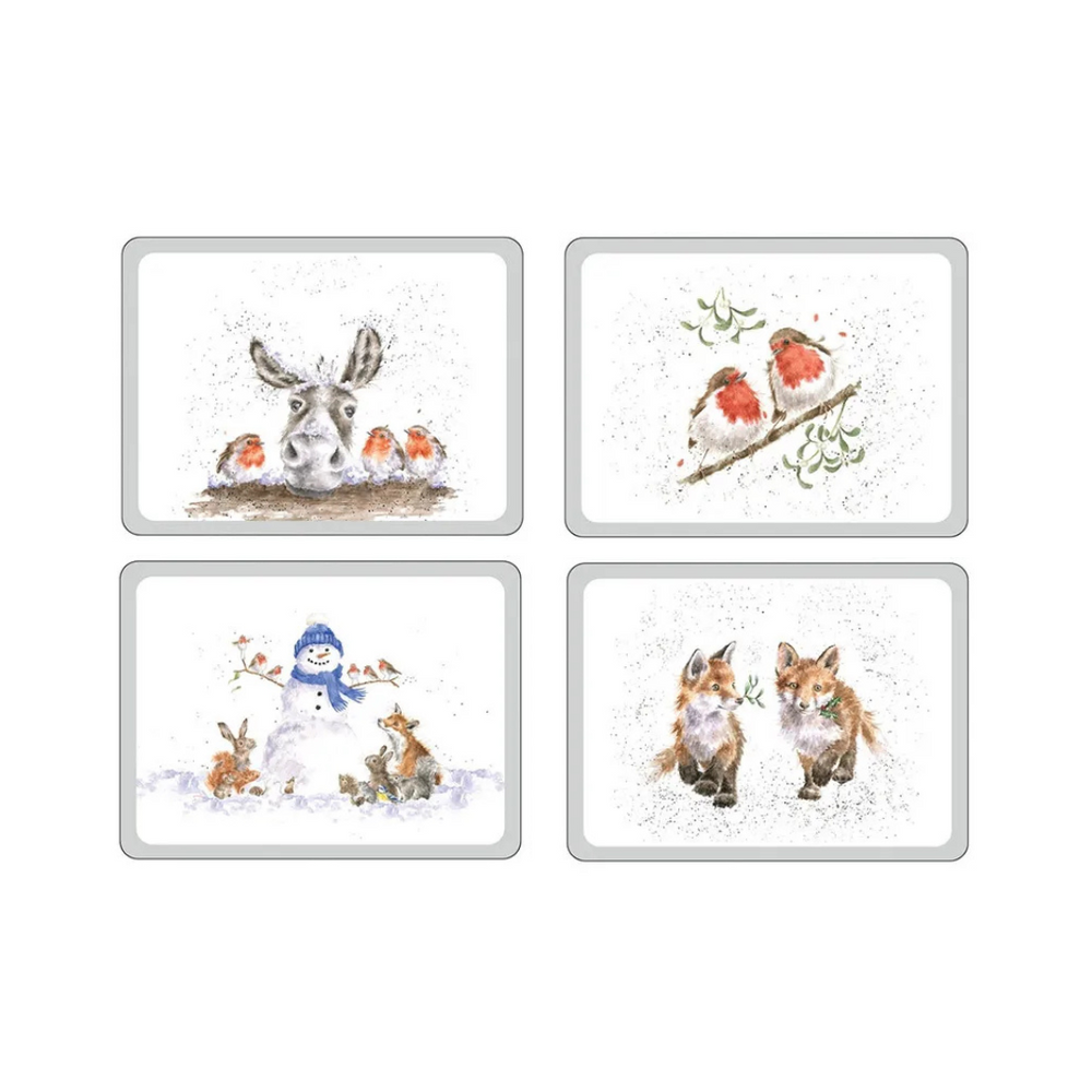 Wrendale Pimpernel Christmas Placemats Set of 4