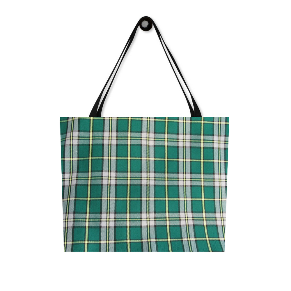 SH-Tartan Shoulder Tote Bag