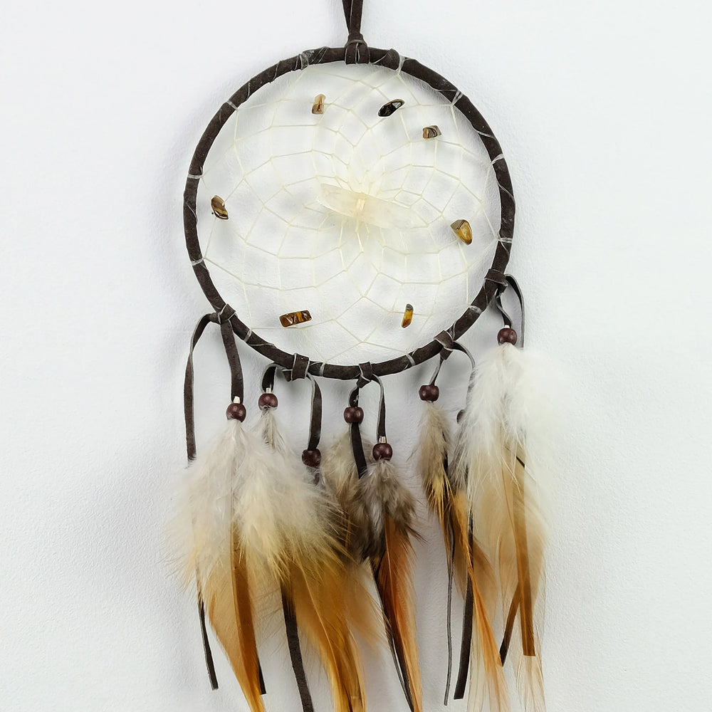 MNC 4" Dark Brown Vision Seeker Dream Catcher