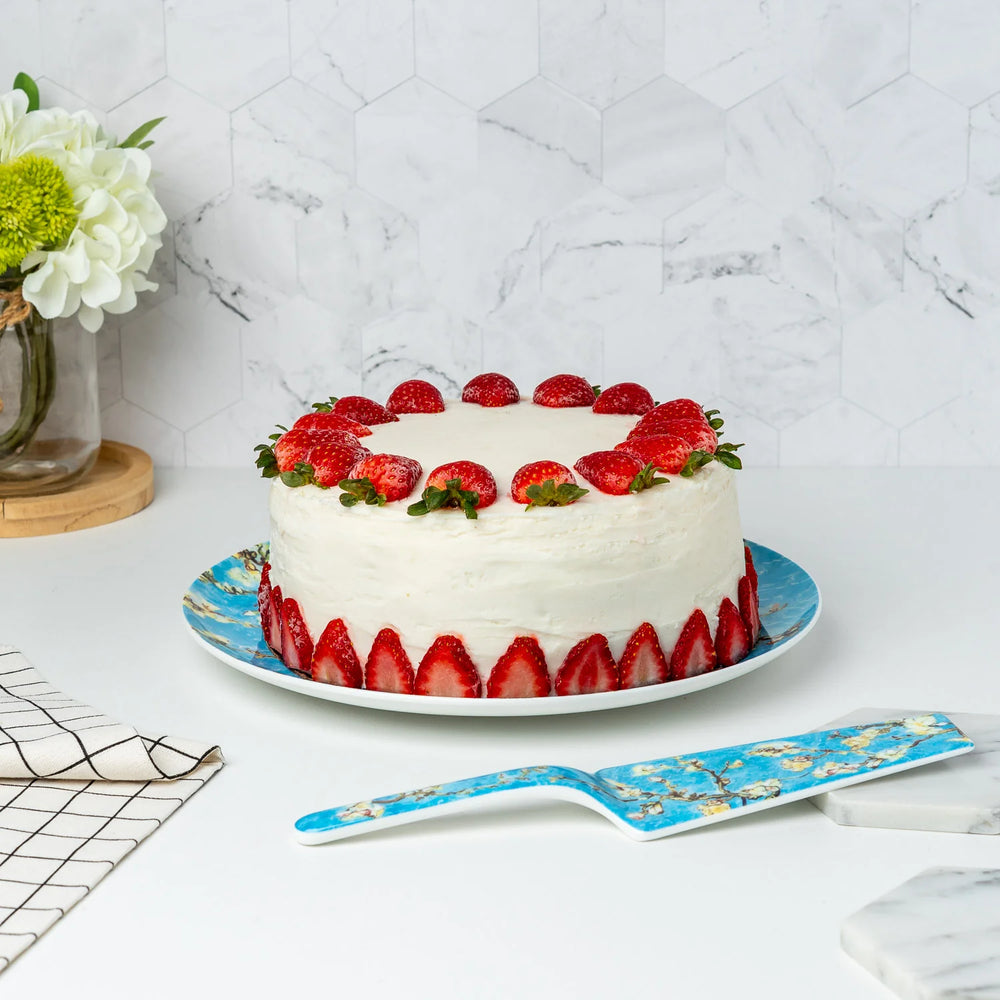 Van Gogh Almond Blossom Cake Plate & Server