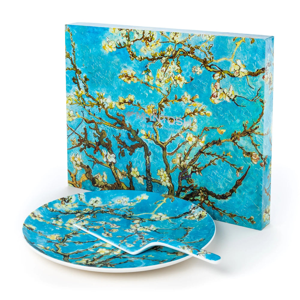 Van Gogh Almond Blossom Cake Plate & Server
